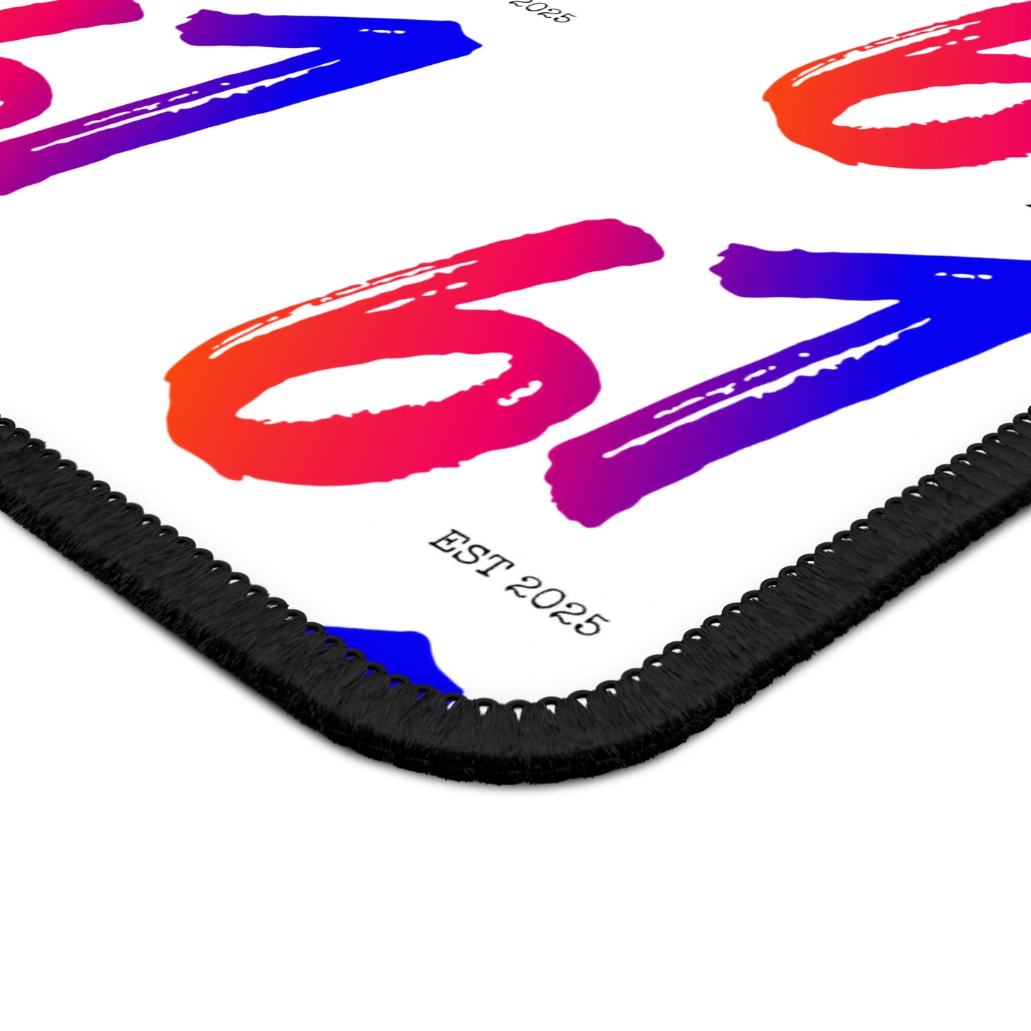 67 Gaming Mouse Pad | Retro Brushstroke Design