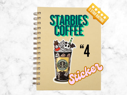 Starbies Coffee cute sticker