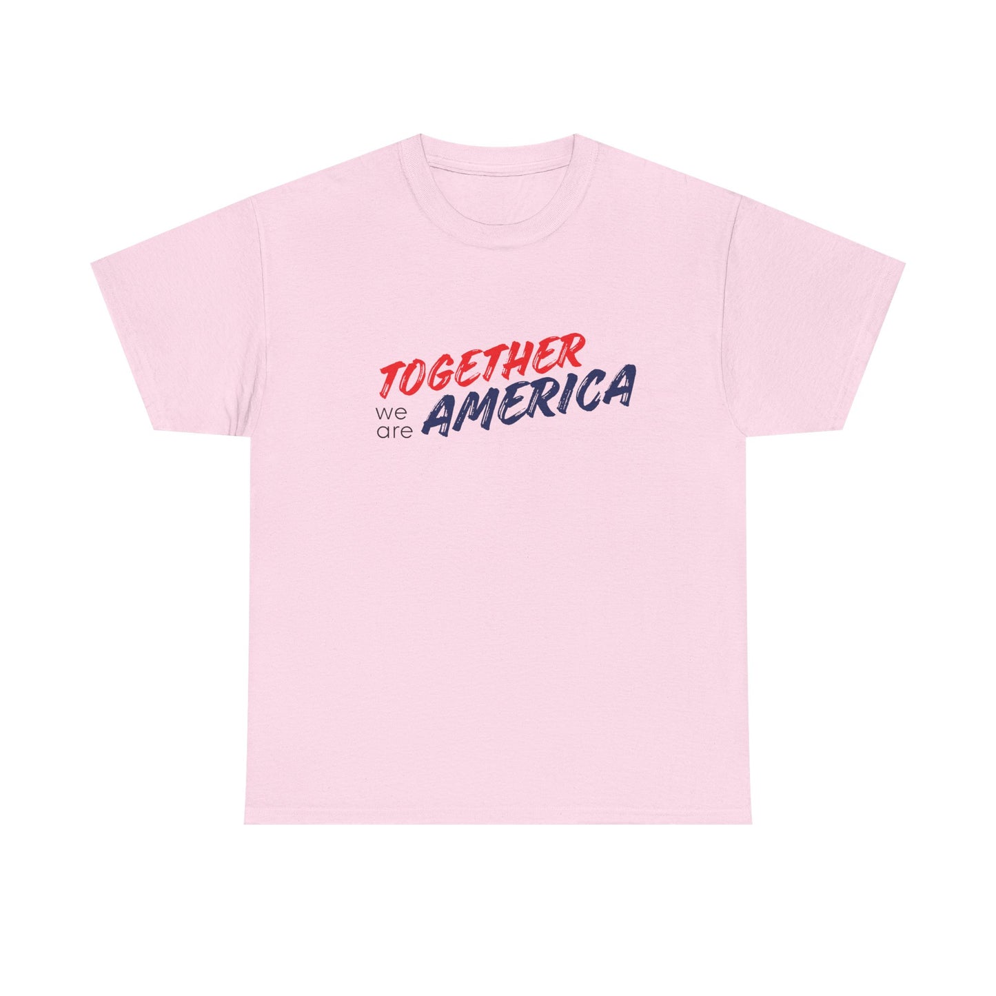 Together we ARE AMERICA T-Shirt | Graphic Tee, Aesthetic, Gift, Unisex Soft Unity Tee, Modern Brush Script Shirt