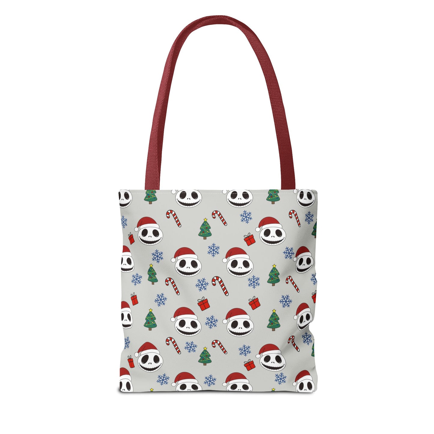 NBC Pattern Tote Bag, Cute Holiday Gift, Reusable Shopping Tote, Christmas Bag