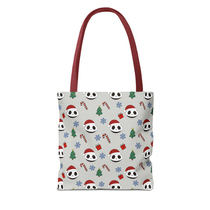 NBC Pattern Tote Bag, Cute Holiday Gift, Reusable Shopping Tote, Christmas Bag