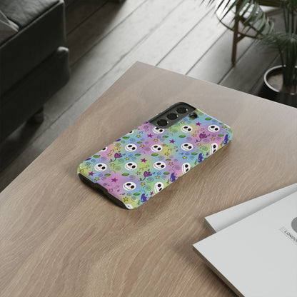 Pastel Doodle Skull Phone Case for Samsung & iPhone