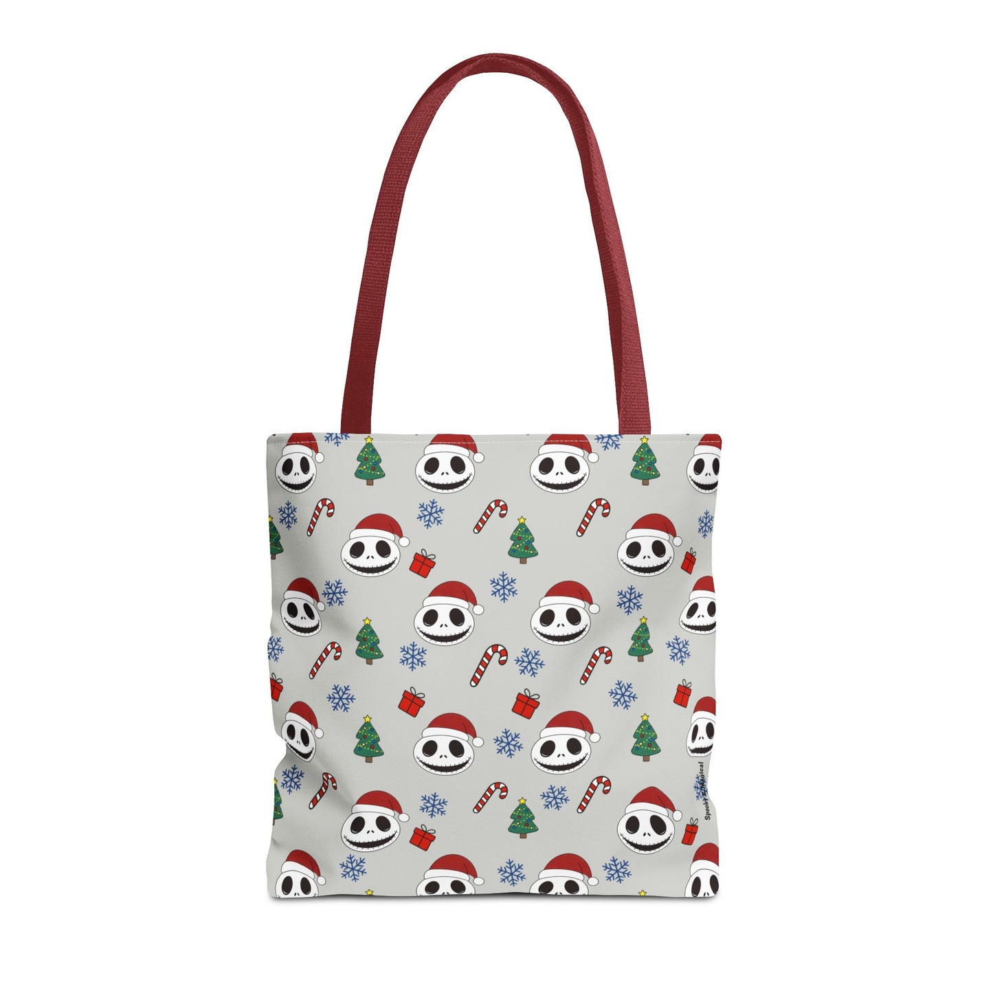 NBC Pattern Tote Bag, Cute Holiday Gift, Reusable Shopping Tote, Christmas Bag