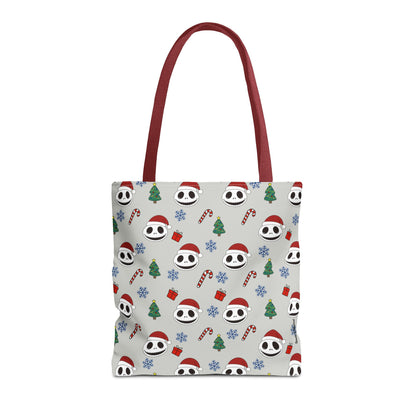 NBC Pattern Tote Bag, Cute Holiday Gift, Reusable Shopping Tote, Christmas Bag