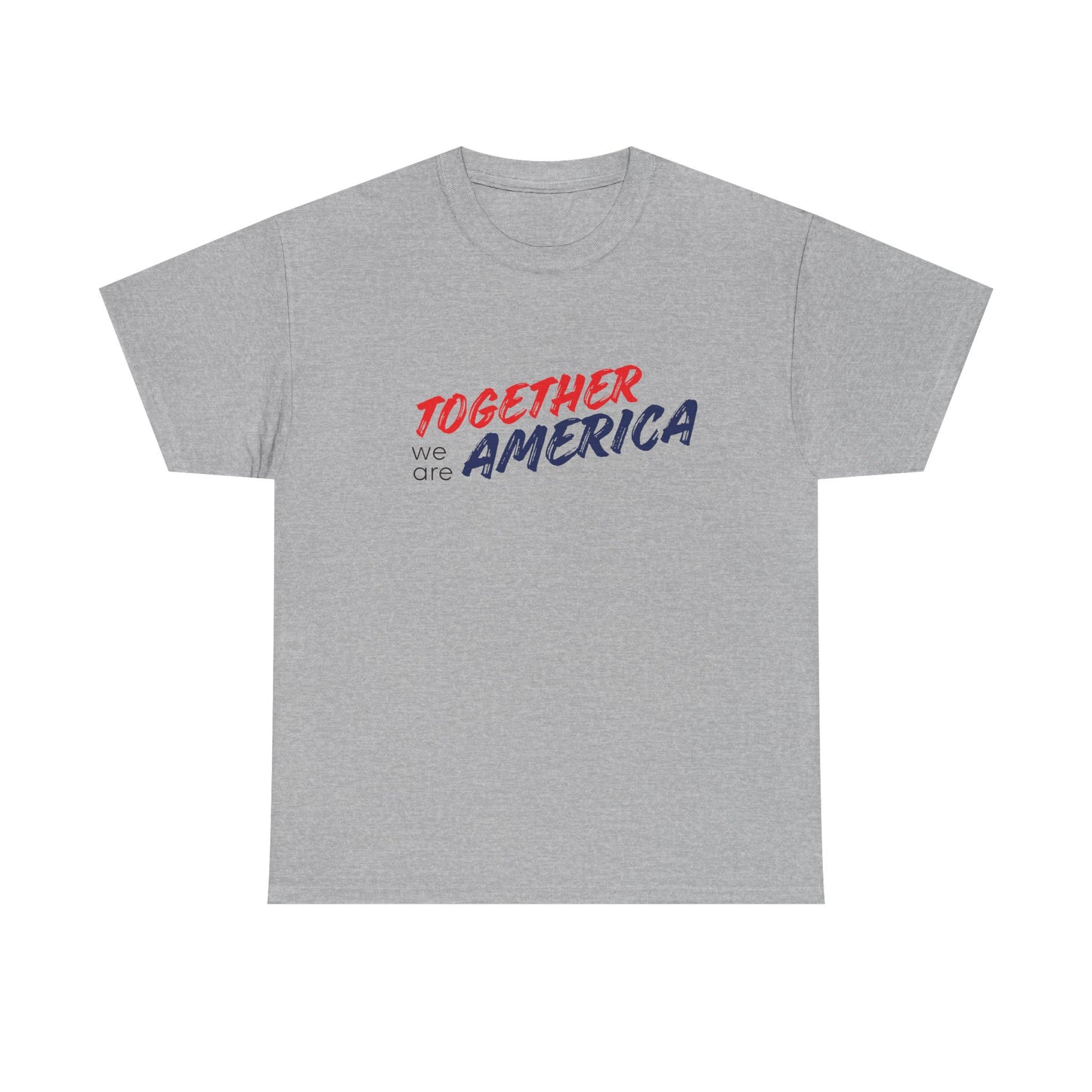 Together we ARE AMERICA T-Shirt | Graphic Tee, Aesthetic, Gift, Unisex Soft Unity Tee, Modern Brush Script Shirt