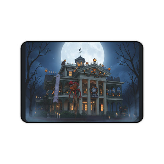 Spooky Halloween Desk Mat - Perfect for Home Office, Trick or Treat Decor, Gothic Style, Nightmare Before Christmas Gift