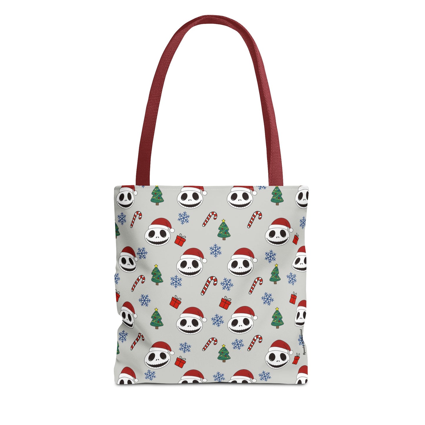 NBC Pattern Tote Bag, Cute Holiday Gift, Reusable Shopping Tote, Christmas Bag