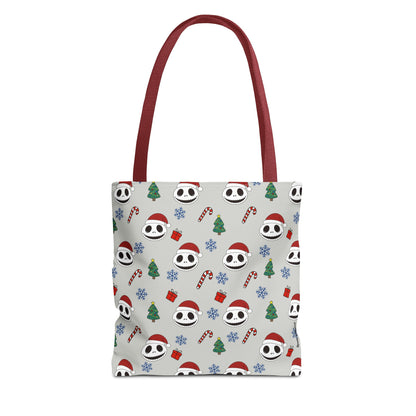 NBC Pattern Tote Bag, Cute Holiday Gift, Reusable Shopping Tote, Christmas Bag