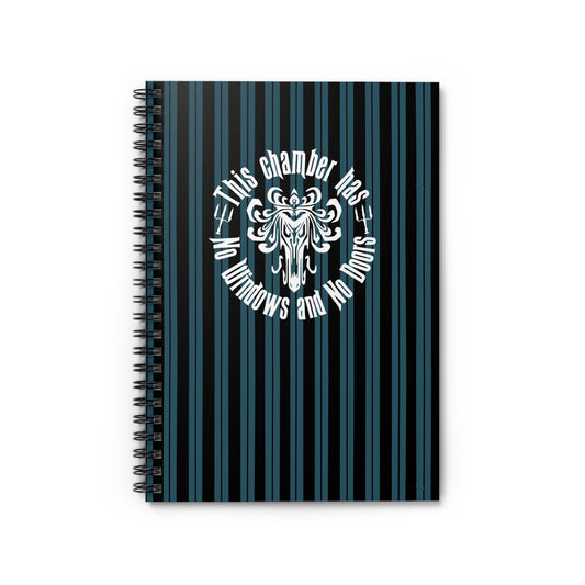 Spooky Mansion Spiral Notebook