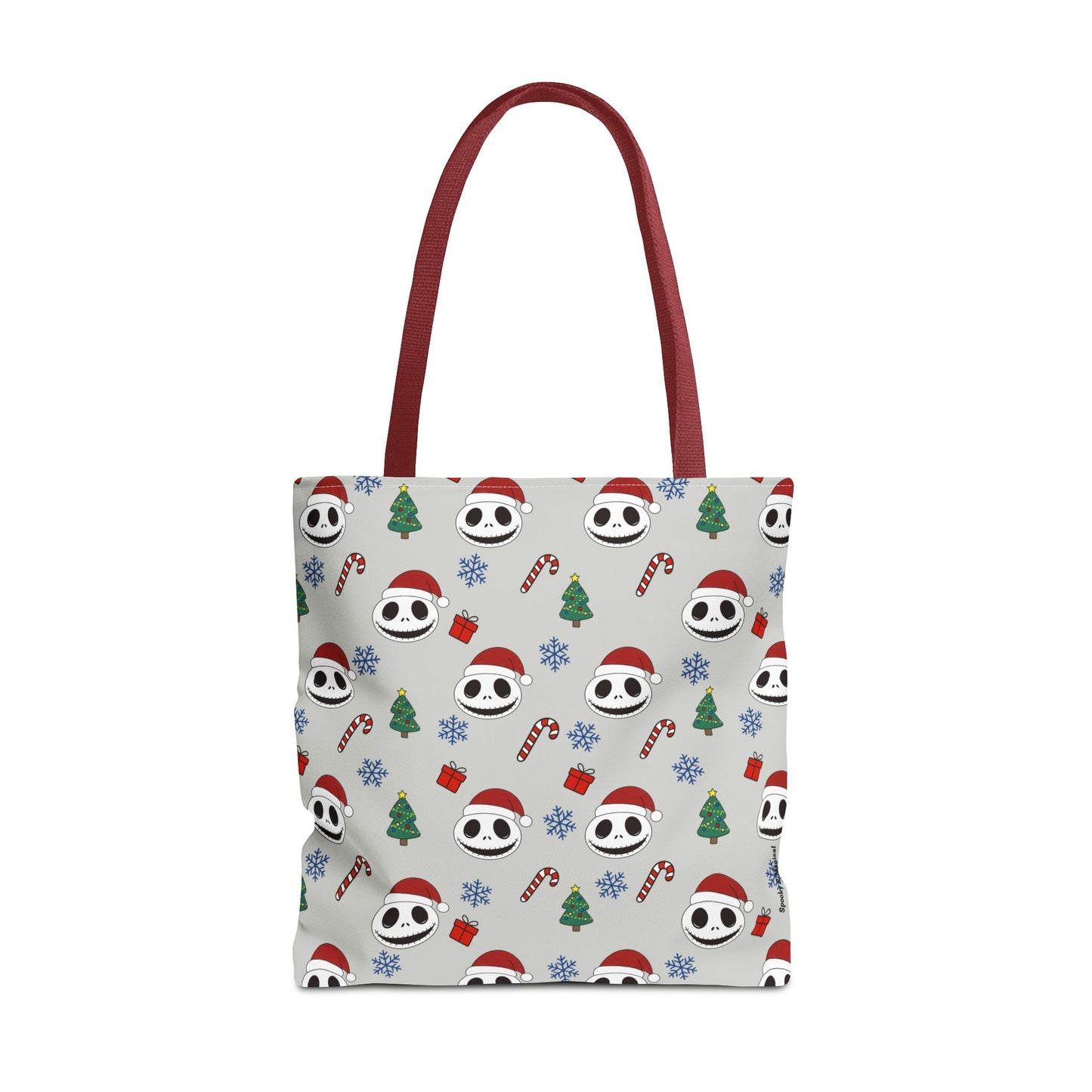 NBC Pattern Tote Bag, Cute Holiday Gift, Reusable Shopping Tote, Christmas Bag