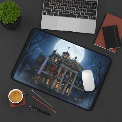 Spooky Halloween Desk Mat - Perfect for Home Office, Trick or Treat Decor, Gothic Style, Nightmare Before Christmas Gift