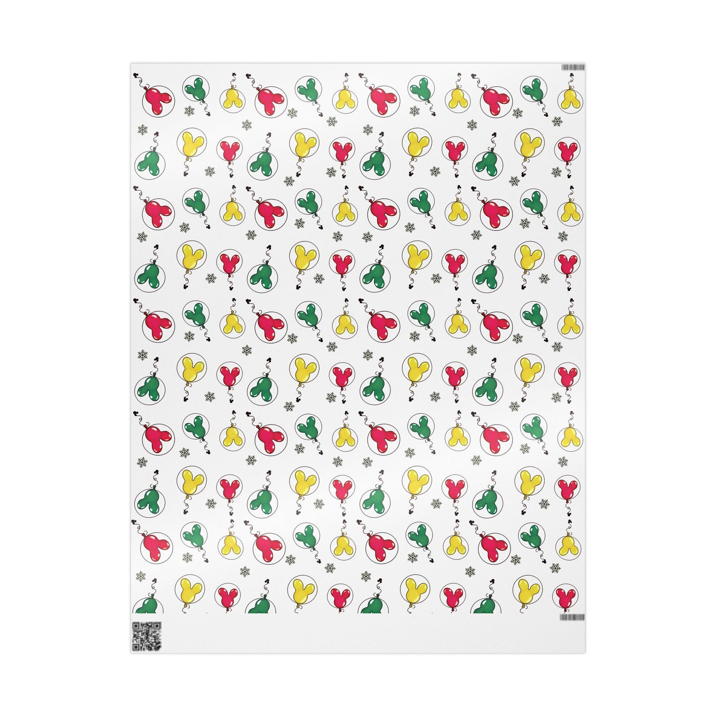 Mouse Wrapping Paper, Holiday Gift Wrap, Christmas Wrap, Celebration Paper, Eco-Friendly Gift Wrap