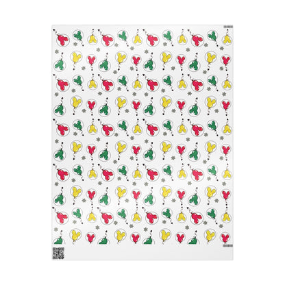 Mouse Wrapping Paper, Holiday Gift Wrap, Christmas Wrap, Celebration Paper, Eco-Friendly Gift Wrap