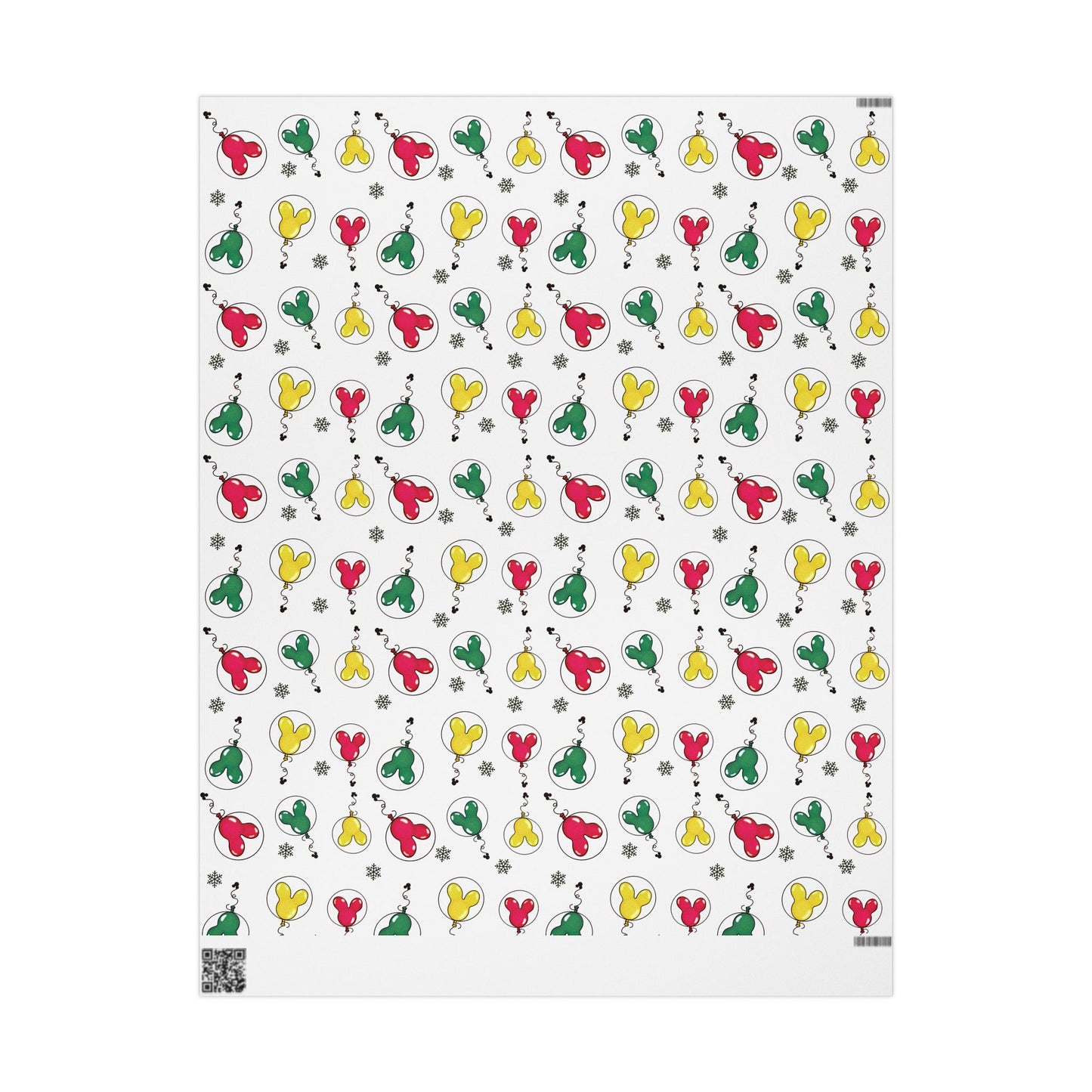 Mouse Wrapping Paper, Holiday Gift Wrap, Christmas Wrap, Celebration Paper, Eco-Friendly Gift Wrap