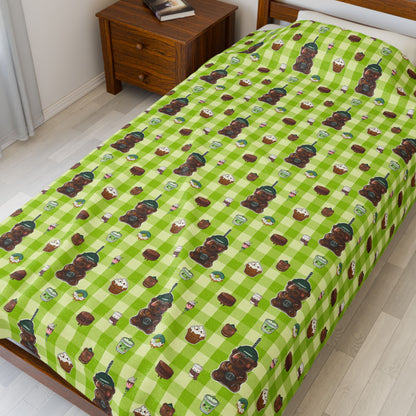 Bearista Starbies Blanket | Velveteen Plush Blanket