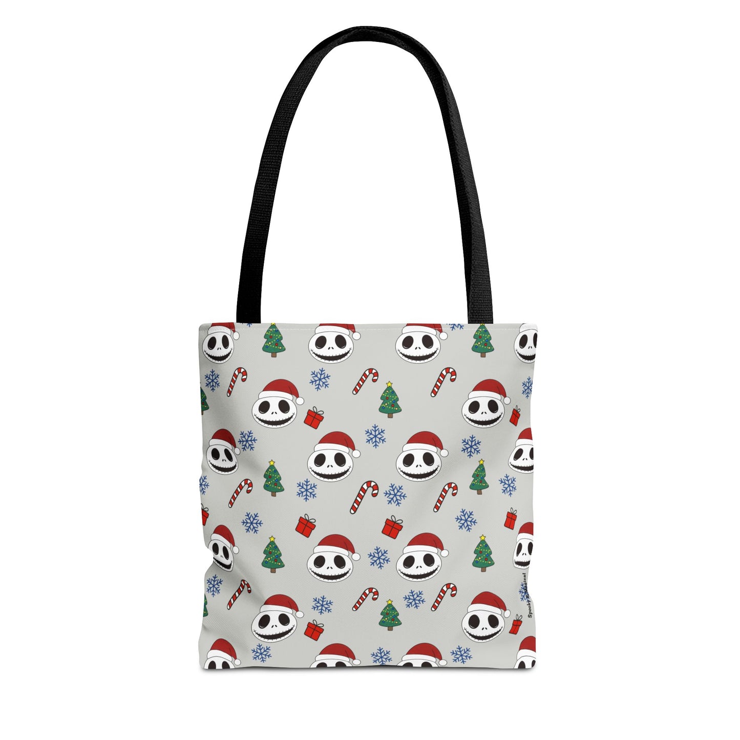 NBC Pattern Tote Bag, Cute Holiday Gift, Reusable Shopping Tote, Christmas Bag