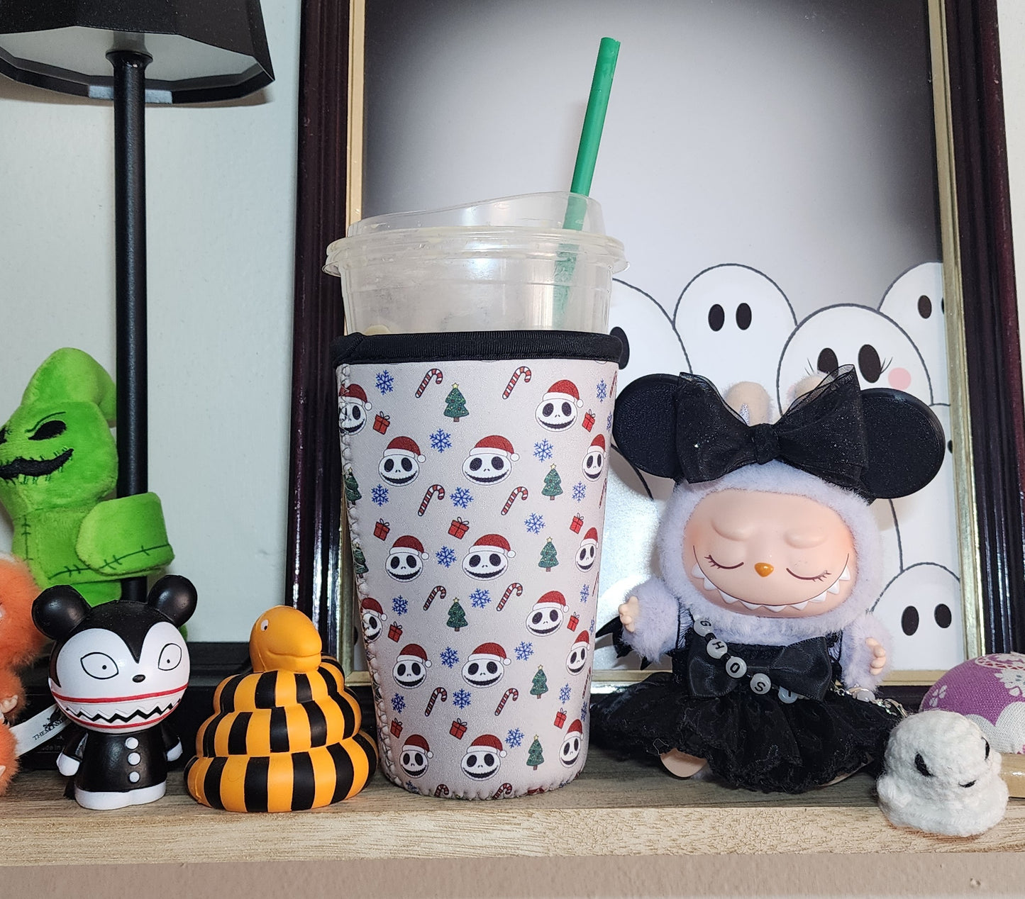 NBC Christmas Holiday, Iced or hot drink sleeve