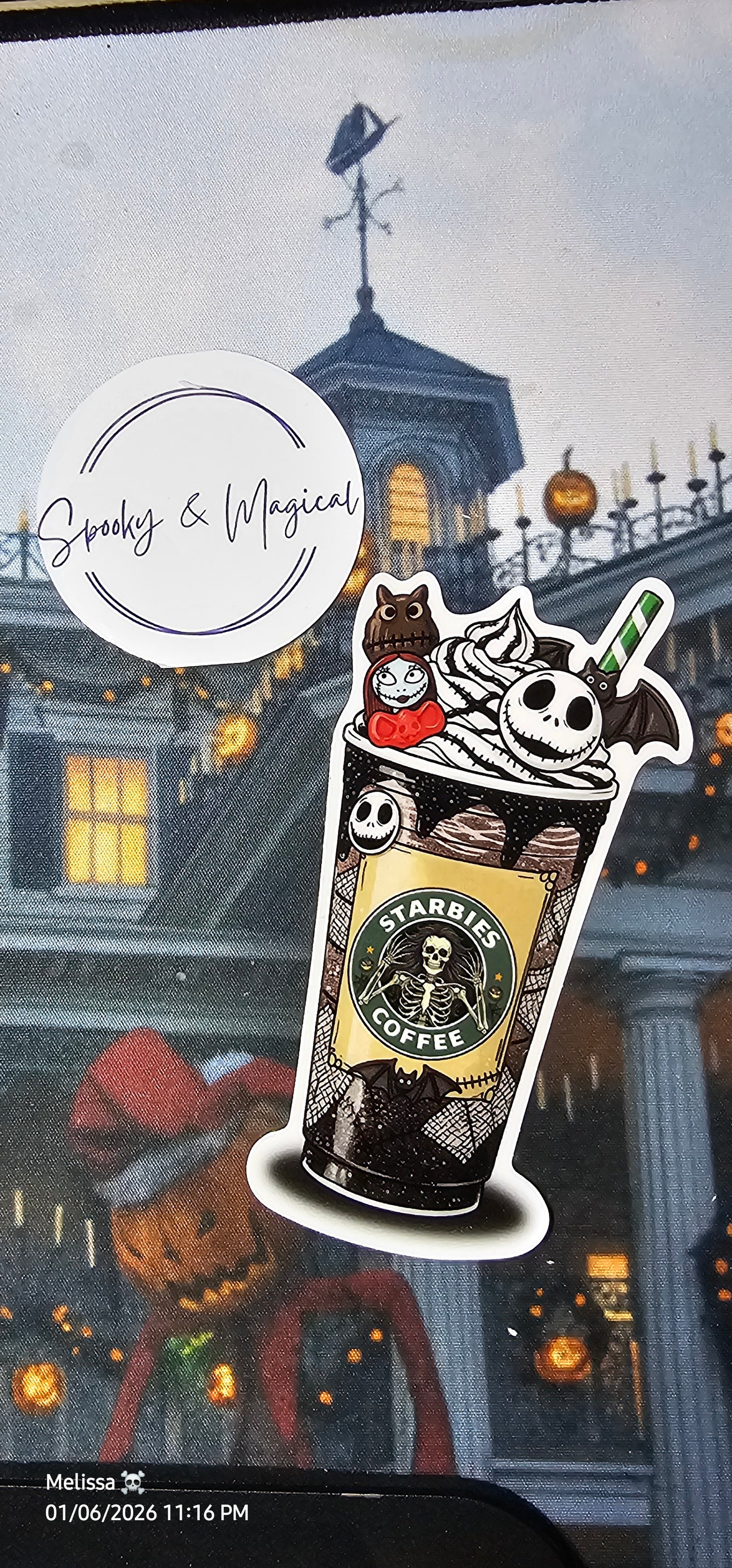 Starbies Coffee cute sticker