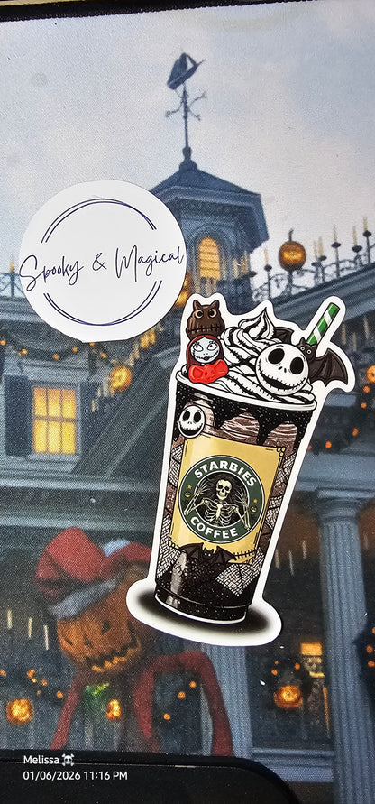 Starbies Coffee cute sticker