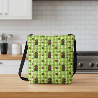 Bearista Starbies Tote Bag | Coffee Lover Aesthetic | Cute Café Treats Reusable Bag