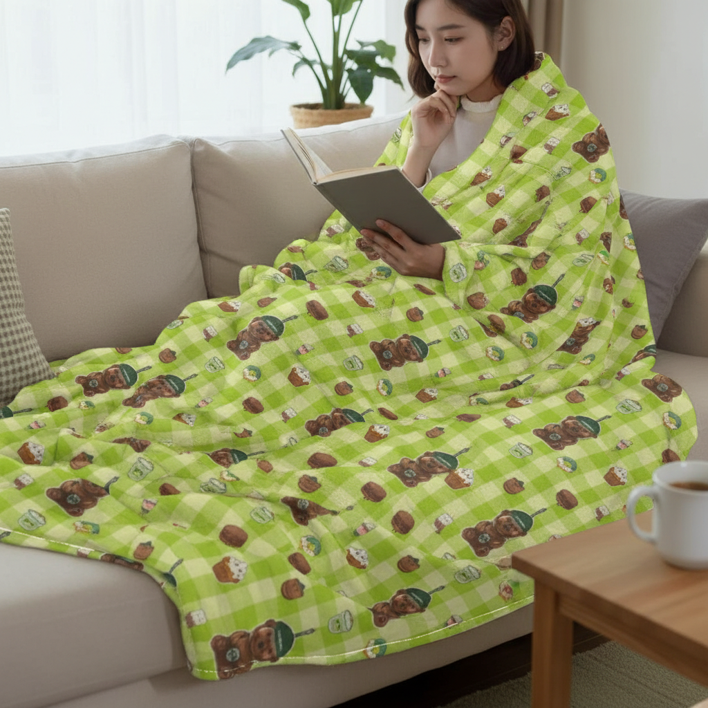 Bearista Starbies Blanket | Velveteen Plush Blanket