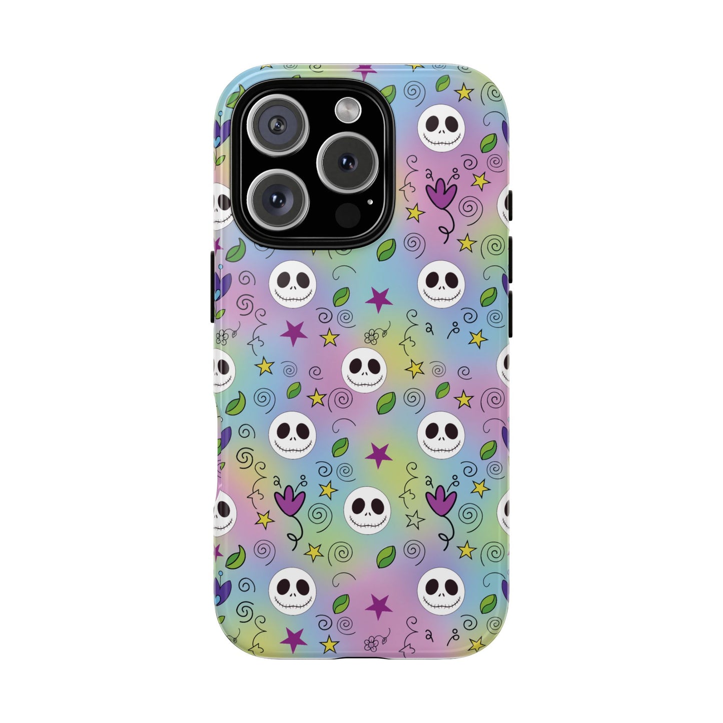 Pastel Doodle Skull Phone Case for Samsung & iPhone