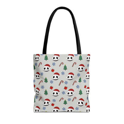 NBC Pattern Tote Bag, Cute Holiday Gift, Reusable Shopping Tote, Christmas Bag