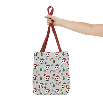 NBC Pattern Tote Bag, Cute Holiday Gift, Reusable Shopping Tote, Christmas Bag