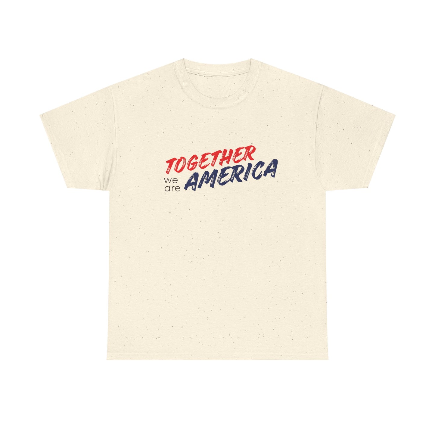 Together we ARE AMERICA T-Shirt | Graphic Tee, Aesthetic, Gift, Unisex Soft Unity Tee, Modern Brush Script Shirt