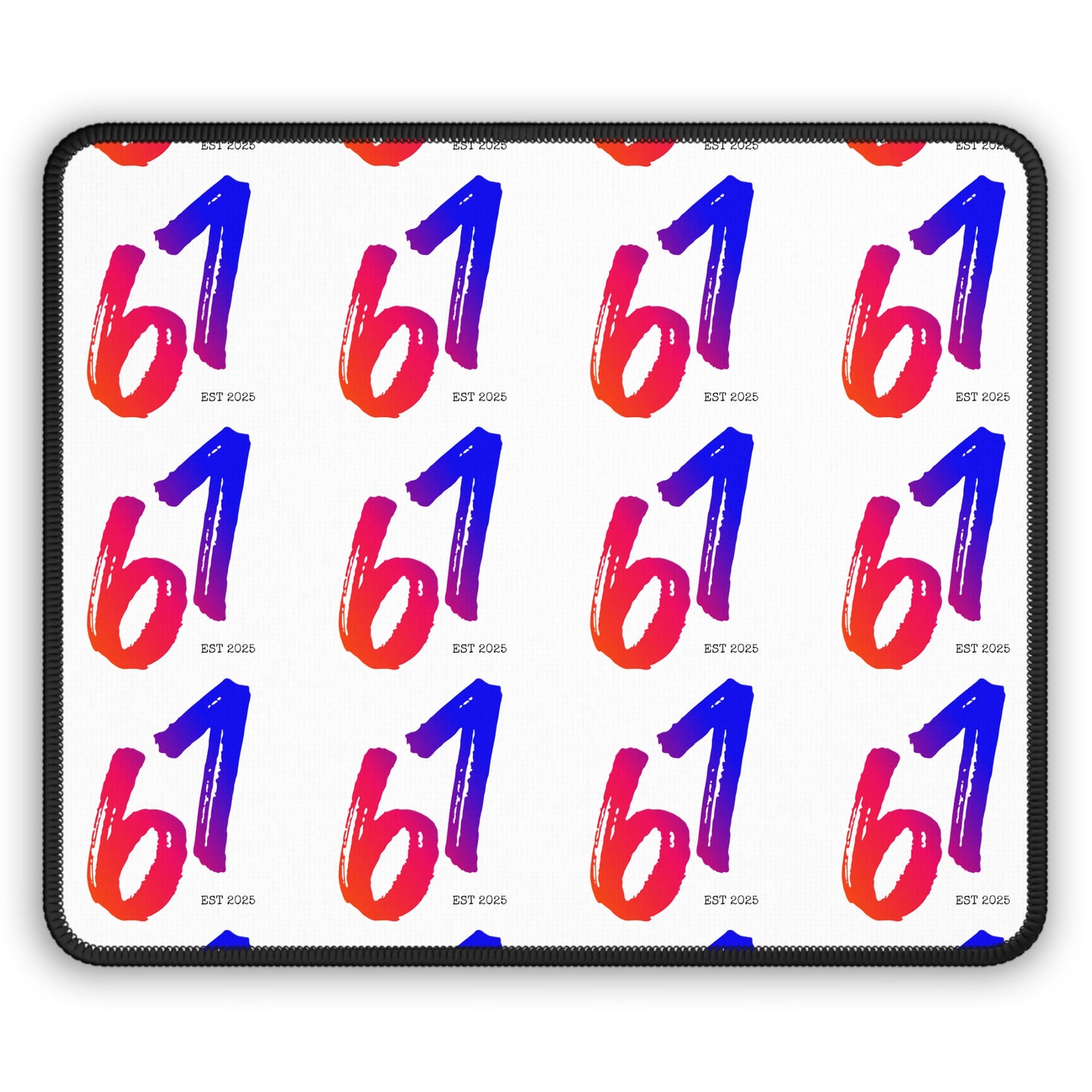 67 Gaming Mouse Pad | Retro Brushstroke Design