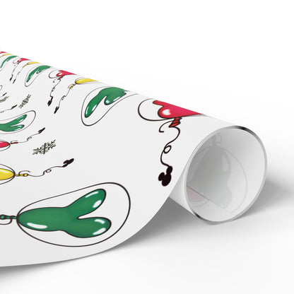 Mouse Wrapping Paper, Holiday Gift Wrap, Christmas Wrap, Celebration Paper, Eco-Friendly Gift Wrap