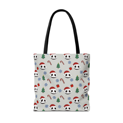 NBC Pattern Tote Bag, Cute Holiday Gift, Reusable Shopping Tote, Christmas Bag