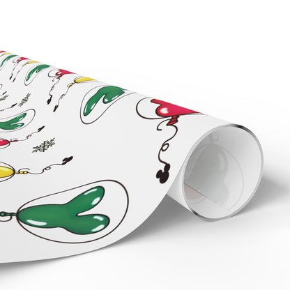Mouse Wrapping Paper, Holiday Gift Wrap, Christmas Wrap, Celebration Paper, Eco-Friendly Gift Wrap