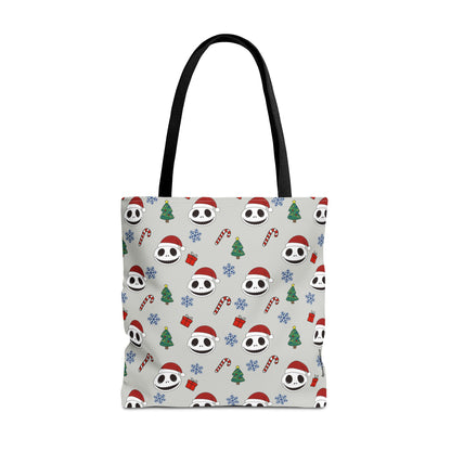 NBC Pattern Tote Bag, Cute Holiday Gift, Reusable Shopping Tote, Christmas Bag