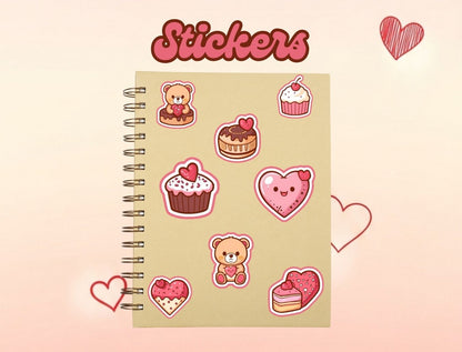 Cute Valentine Sticker Pack