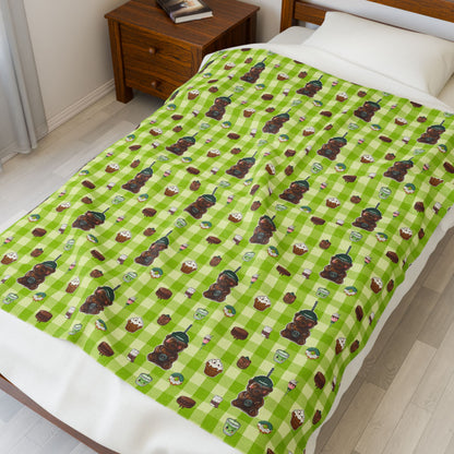 Bearista Starbies Blanket | Velveteen Plush Blanket