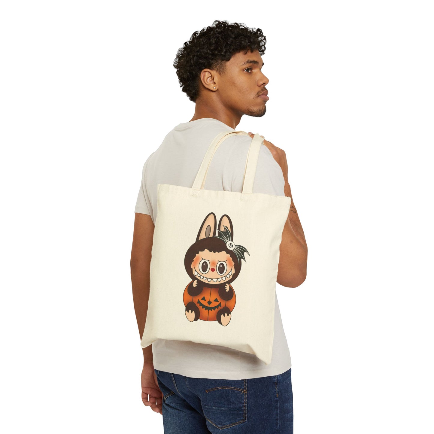 Lafufu Halloween Inspired Design Canvas Tote