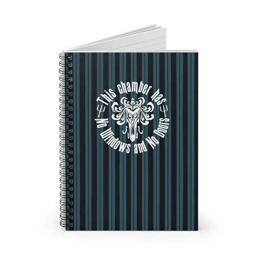 Spooky Mansion Spiral Notebook
