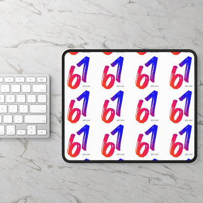 67 Gaming Mouse Pad | Retro Brushstroke Design