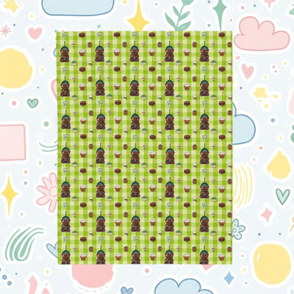 Bearista Starbies Blanket | Velveteen Plush Blanket