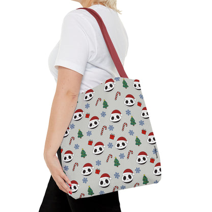 NBC Pattern Tote Bag, Cute Holiday Gift, Reusable Shopping Tote, Christmas Bag