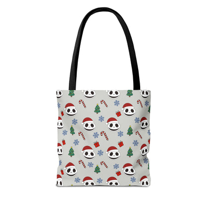NBC Pattern Tote Bag, Cute Holiday Gift, Reusable Shopping Tote, Christmas Bag