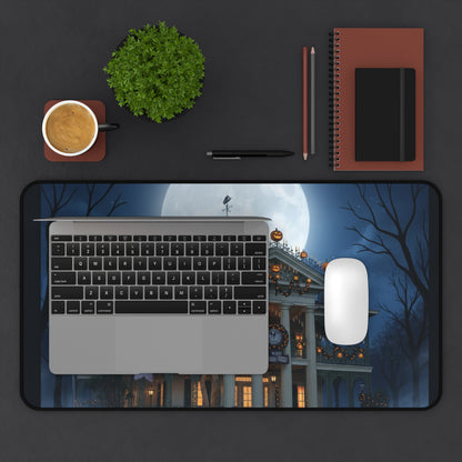 Spooky Halloween Desk Mat - Perfect for Home Office, Trick or Treat Decor, Gothic Style, Nightmare Before Christmas Gift