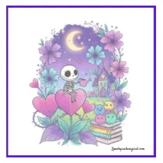 Pastel Goth Daily Planner and Notes pad