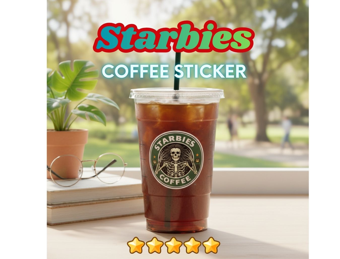 Starbies Coffee Sticker