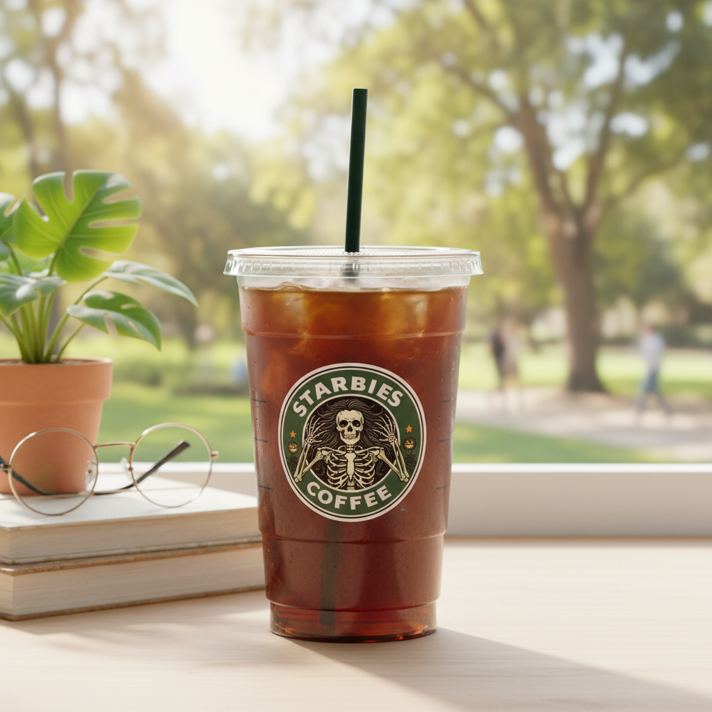 Starbies Coffee Sticker