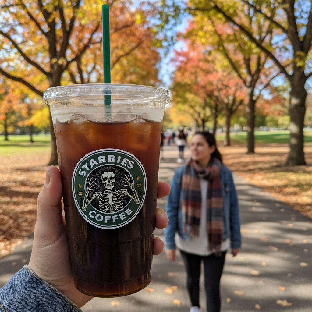 Starbies Coffee Sticker