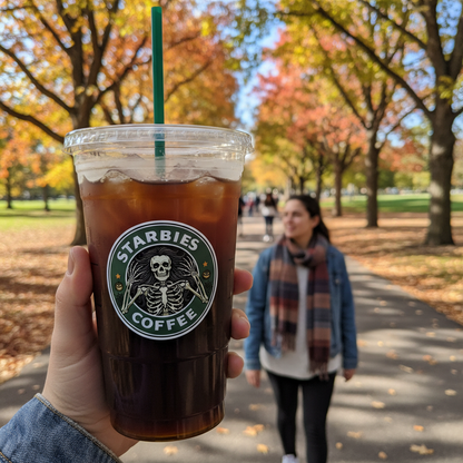 Starbies Coffee Sticker