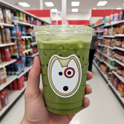 Bullseye Dog Vinyl Sticker