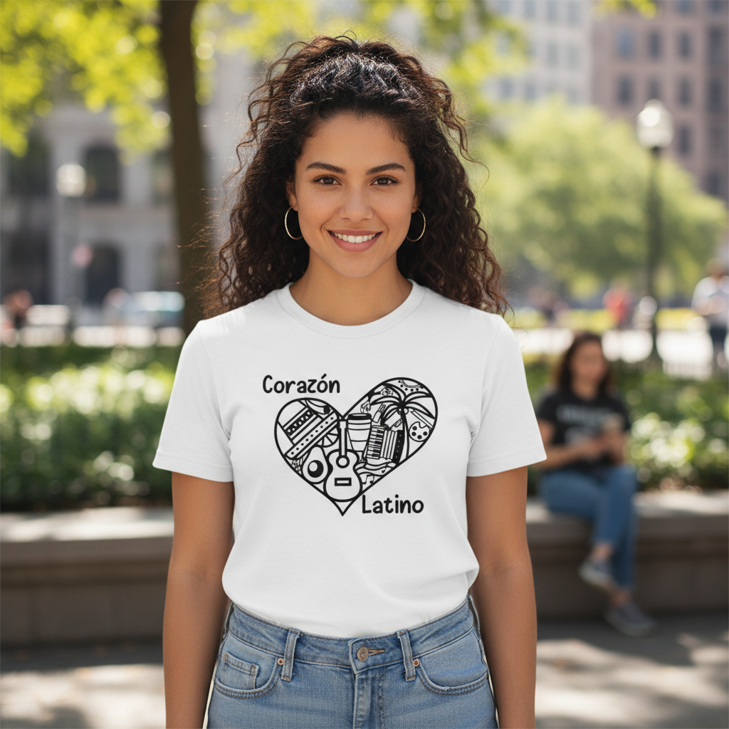 Corazon Latino Adult unisex shirt